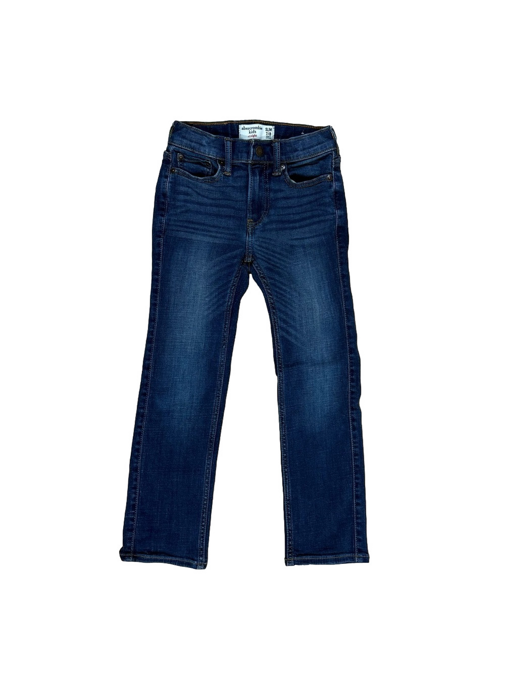 Abercrombie Kids NWOT Straight Leg Slim Fit Stretch Blue Jeans Size 7/8​